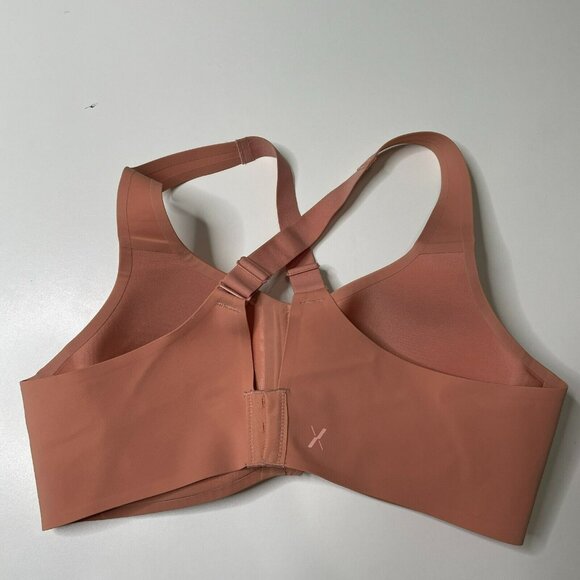 Knix Pink Ginger Catalyst Front Zip Sports Bra - Picture 4 of 5